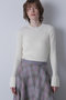 【STUMBLY】Peplum Sleeve Knit ヒューエルミュージアム/hueLe Museum ホワイト