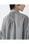 【STUMBLY】Sheer Volume Sleeve Shirt ヒューエルミュージアム/hueLe Museum