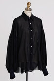 【STUMBLY】Sheer Volume Sleeve Shirt