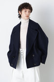 【STUMBLY】Big Silhouette Pea Jacket