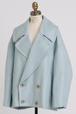 【STUMBLY】Big Silhouette Pea Jacket