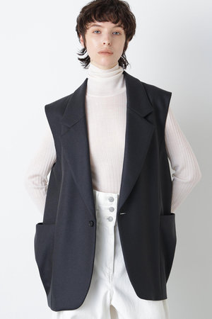 ヒューエルミュージアム/hueLe Museumの【STUMBLY】Baloon Silhouette Gilet(110800/110801)