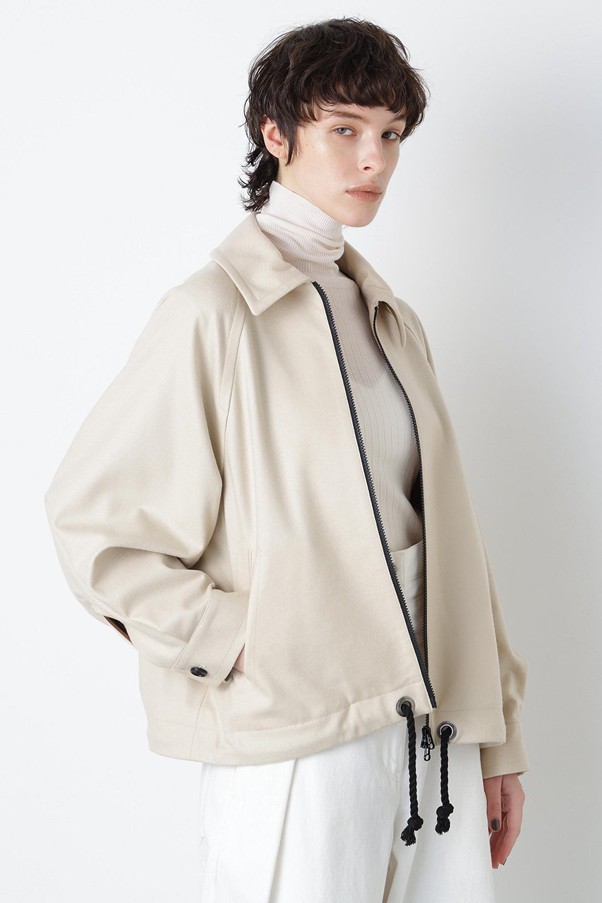 ヒューエルミュージアム/hueLe Museumの【STUMBLY】Bicolor Zip Swing Top(ベージュ/5355250013)