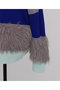 【STUMBLY】Fluffy Yarn Combi Cardigan ヒューエルミュージアム/hueLe Museum