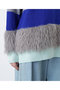 【STUMBLY】Fluffy Yarn Combi Pullover ヒューエルミュージアム/hueLe Museum