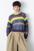 【STUMBLY】Sheer Mohair Pullover