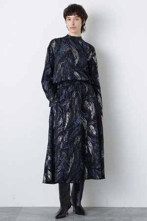 ヒューエルミュージアム/hueLe Museumの【hLM】シアージャガードワンピース(110500/110503)