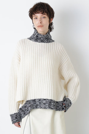 ヒューエルミュージアム/hueLe Museumの【予約販売】【STUMBLY】Mixed Color Yarn Pullover(110300/110301)