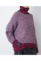 【STUMBLY】Mixed Color Yarn Pullover ヒューエルミュージアム/hueLe Museum