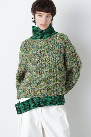 ヒューエルミュージアム/hueLe Museumの【予約販売】【STUMBLY】Mixed Color Yarn Pullover(110300/110301)