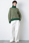 【STUMBLY】Mixed Color Yarn Pullover ヒューエルミュージアム/hueLe Museum