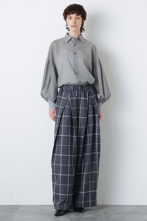 ヒューエルミュージアム/hueLe Museumの【予約販売】【hLM】ウールチェックパンツ(110600/110601)