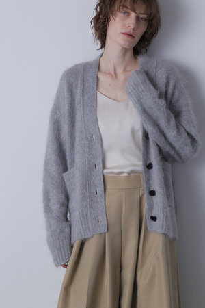 ヒューエルミュージアム/hueLe Museumの【hLM】ファータッチカシミヤカーディガン(110300/110301)