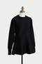 【STUMBLY】Tuck Sleeve Peplum Pullover ヒューエルミュージアム/hueLe Museum