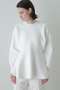 【STUMBLY】Tuck Sleeve Peplum Pullover ヒューエルミュージアム/hueLe Museum ホワイト