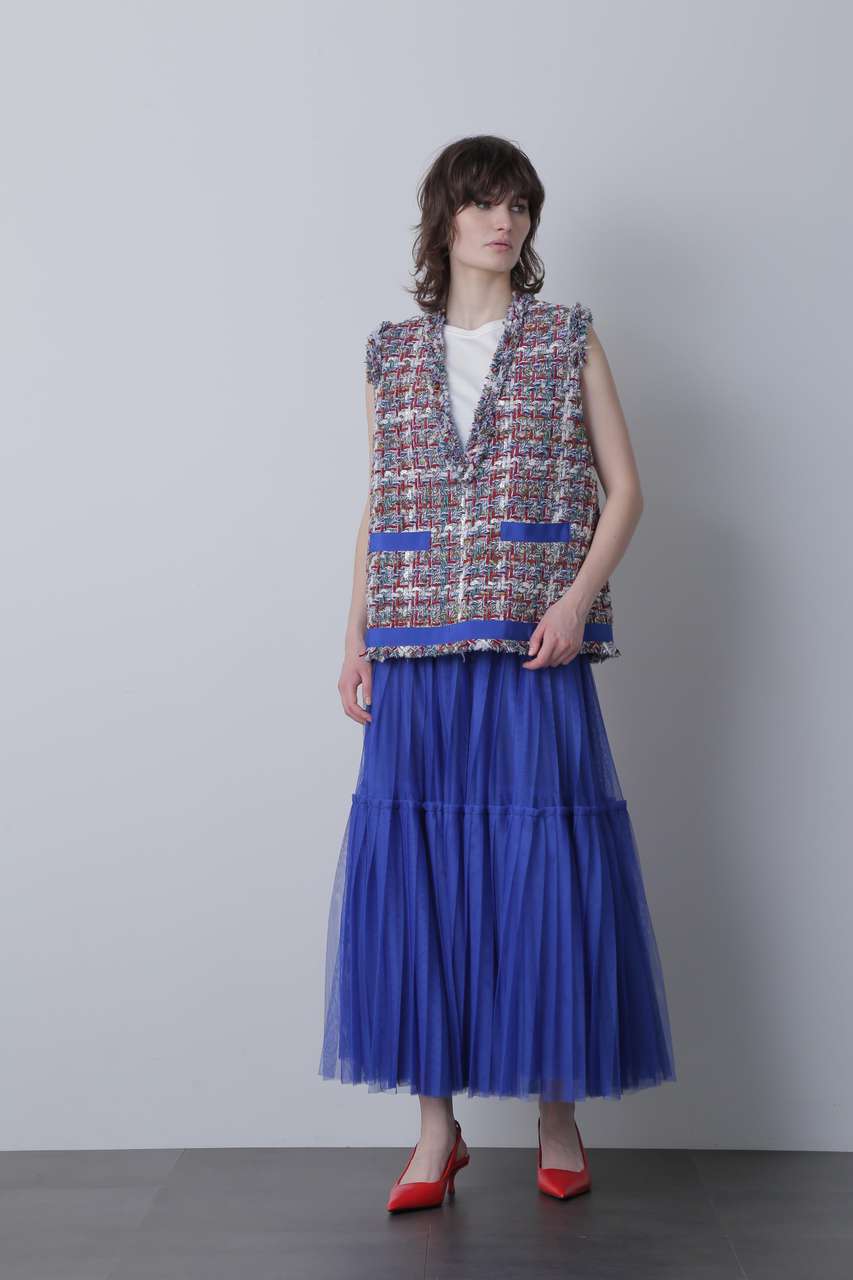 hueLe Museum(ヒューエルミュージアム)｜【STUMBLY】V-neck Gilet