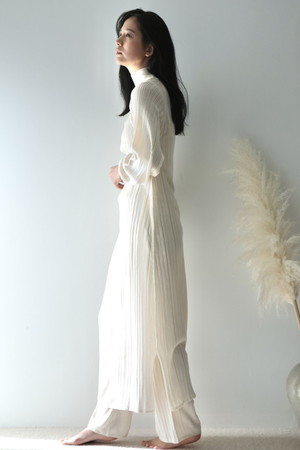 ネテネ/NETENE.のFIKAランダムリブニットワンピース(110500/110503)