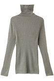 コンフィニット長袖タートルネックプルオーバー