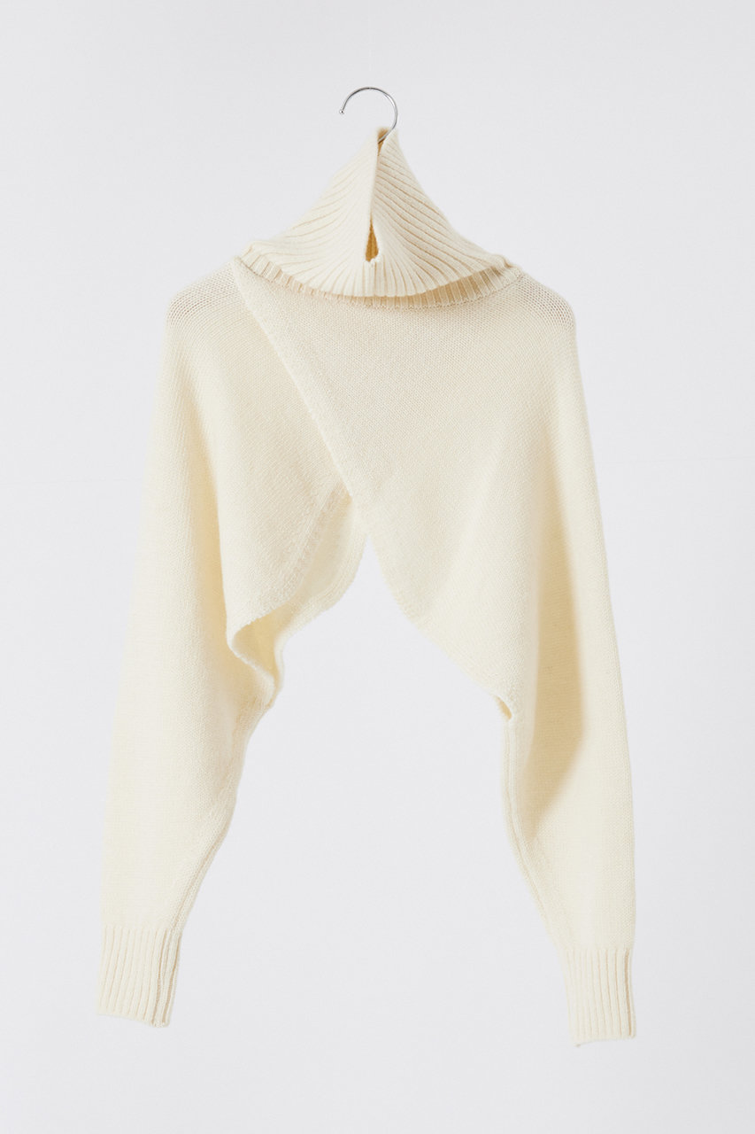 NETENE.(ネテネ)｜タートルニットボレロ/ナチュラル の通販｜ELLESHOP