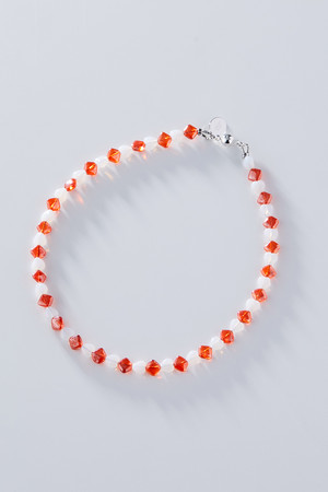 ポップ アデルビジュー/POP ADER.bijouxの【KIDS】Leonie heart beads ネックレス オリーブ F(200800/200899)