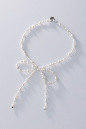 【KIDS】Juliette pearl ribbon ネックレス