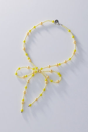 【KIDS】Juliette pearl ribbon ネックレス