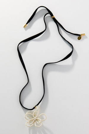 ポップ アデルビジュー/POP ADER.bijouxのNoemie velour ネックレス(150200/150201)