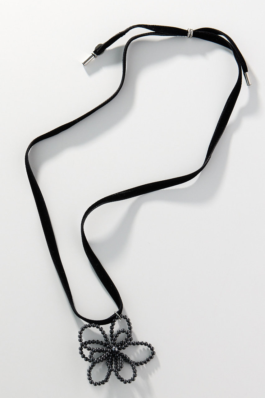 ポップ アデルビジュー/POP ADER.bijouxのNoemie velour ネックレス(ブラック/60295551)