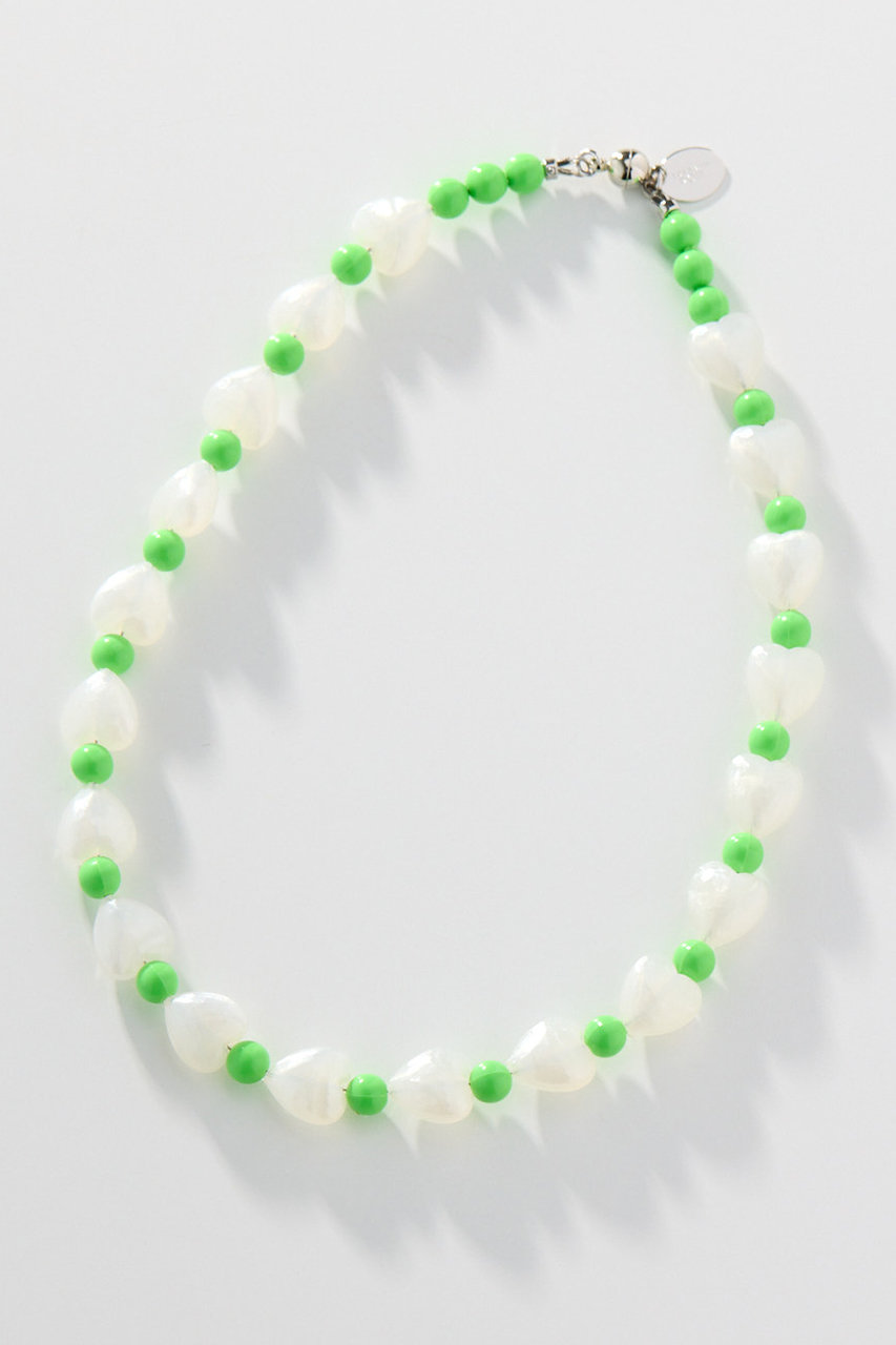ポップ アデルビジュー/POP ADER.bijouxのNina ネックレス(ホワイト×グリーン/60295565)
