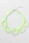 Juliette scallop ネックレス ポップ アデルビジュー/POP ADER.bijoux イエローグリーン