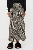 BOSHAN ゼブラプリントフレアスカート