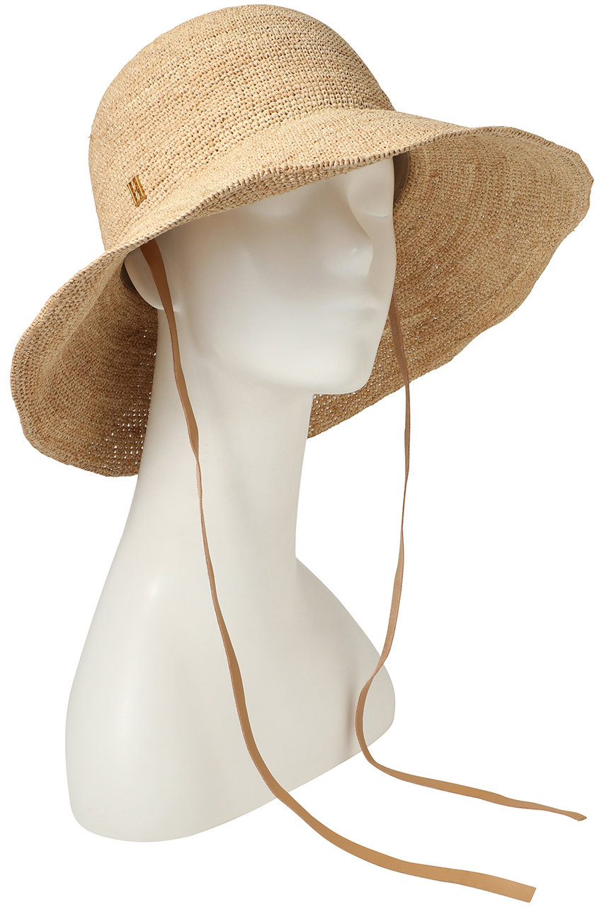 “By Malene Birger” レザータイ×ラフィアハット Brown By Malene Birger” レザータイ×ラフィアハット Brown