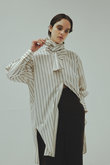 スカーフビッグシャツ