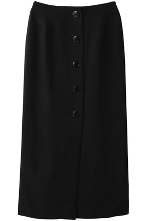 ウーア/Uhrのリネン ビッグ ボタンスカート(110700/110703)