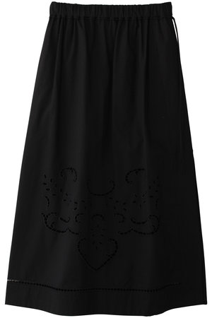 ウーア/Uhrのエンブロイダリー スカート(110700/110703)