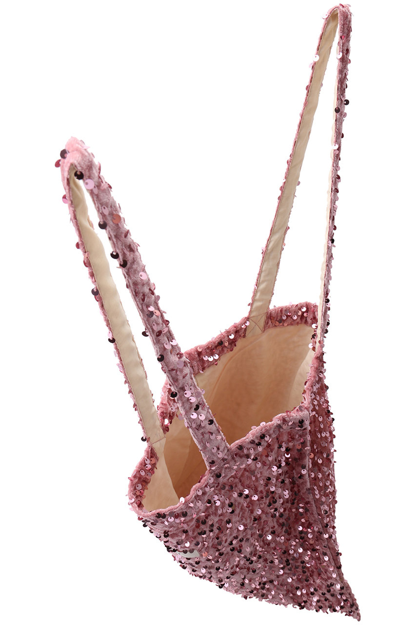 Uhr(ウーア)｜【ELLE SHOP限定】スパンコールベロア トート