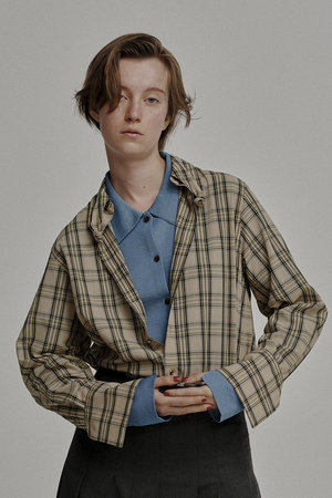 ウーア/Uhrのニットポロカーディガン(110300/110303)