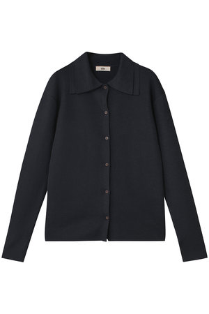 ニットポロカーディガン