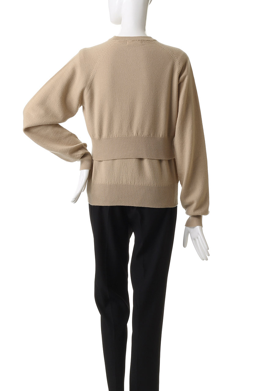 Uhr(ウーア)｜ベスト&プルオーバーコンビニット/ベージュ の通販