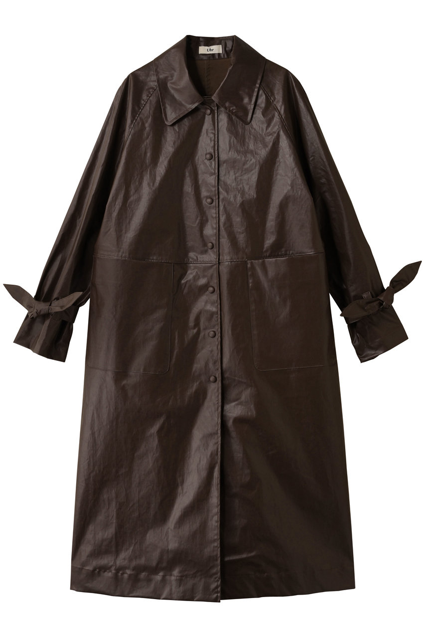 Uhr コーティングロングコート (ブラウン, 38) ウーア ELLE SHOP