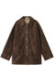 フェイクスエードジャケット ウーア/Uhr ブラウン