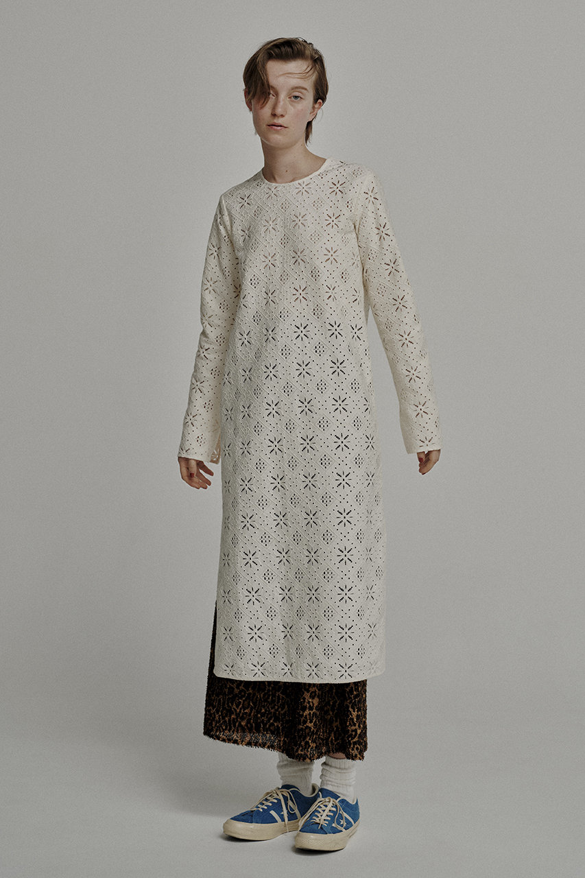 Uhr(ウーア)｜ラッセルレースドレス/オフホワイト の通販｜ELLESHOP