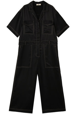 ウーア/Uhrのサテン ジャンプスーツ(110600/110606)