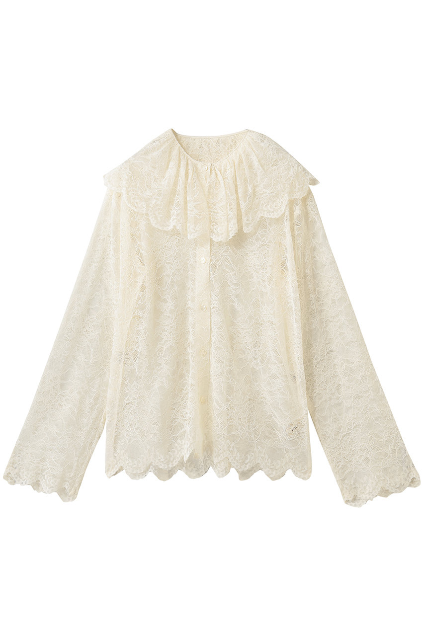 ウーア/Uhrのレース シャツ(オフホワイト/26SSUhr-SH530)