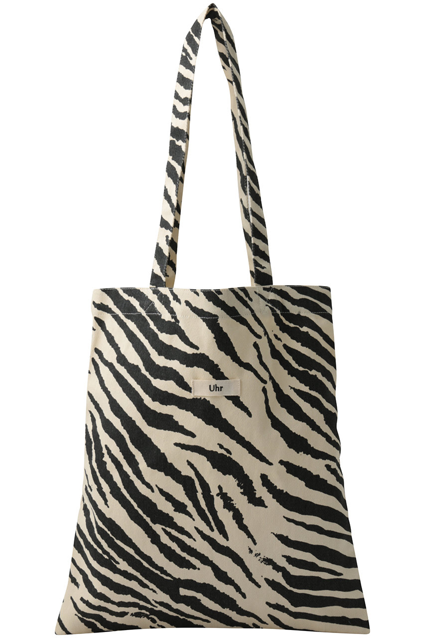 ウーア/Uhrの＜Friendship Projects＞アニマル トートバッグ(ホワイト/ゼブラ/26FR-AC039)