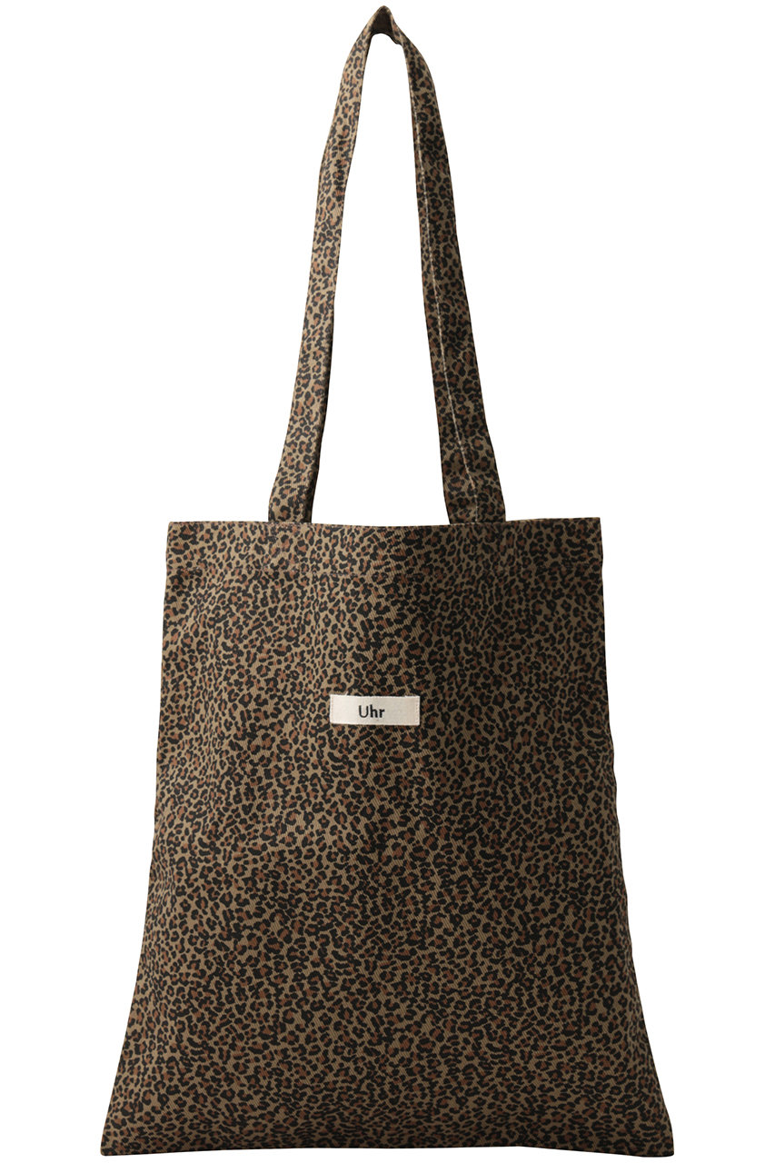 ウーア/Uhrの＜Friendship Projects＞アニマル トートバッグ(ベージュ/レオパード/26FR-AC039)