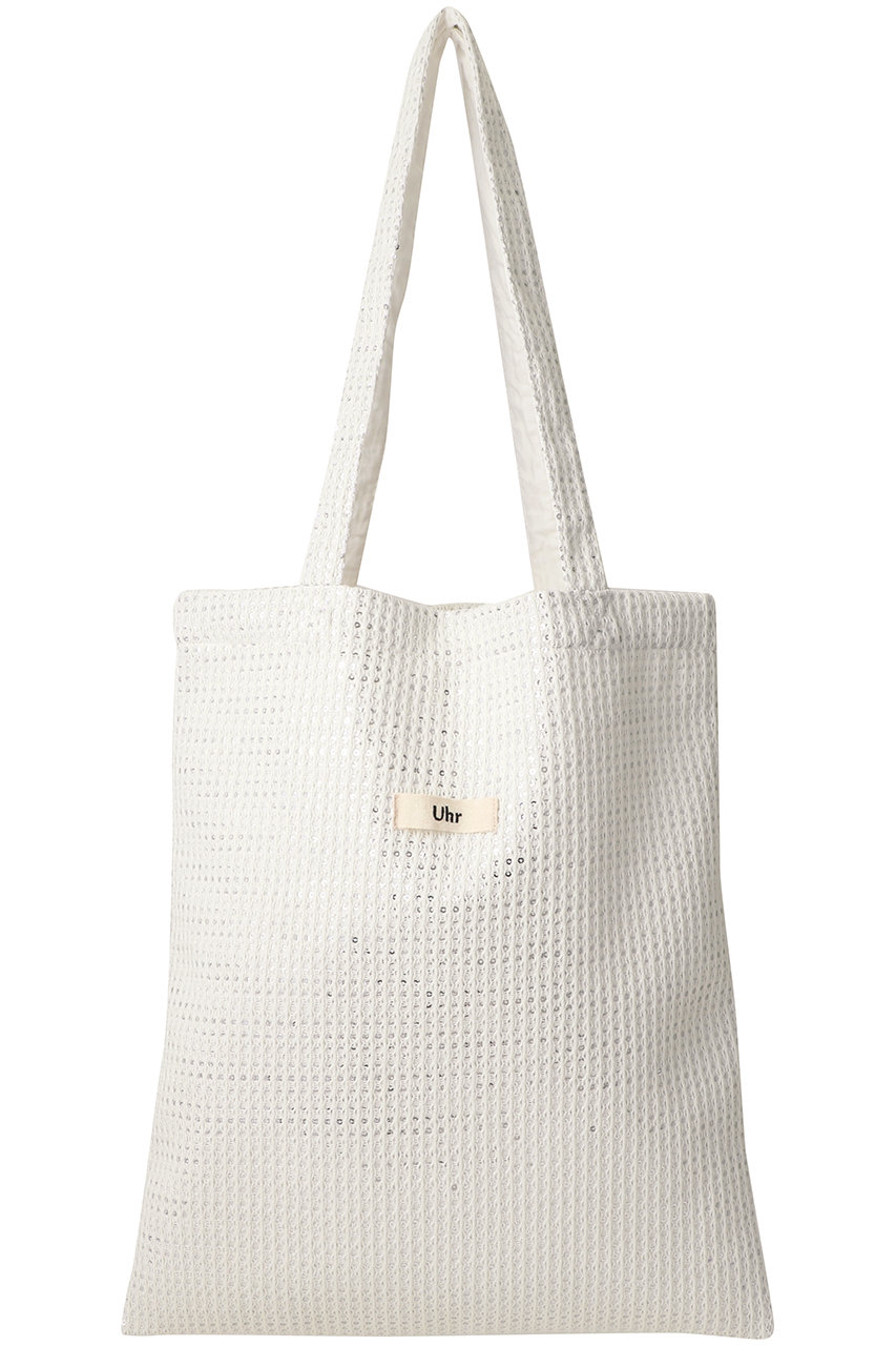 Uhr(ウーア)｜【ELLE SHOP限定】メッシュレース×スパンコール トート
