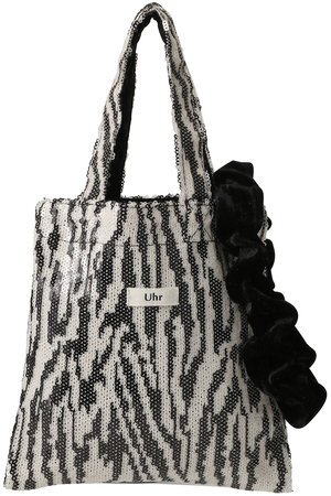 ウーア/Uhrの【ELLE SHOP限定】ゼブラ スパンコール ミニショルダーバッグ(120100/120102)