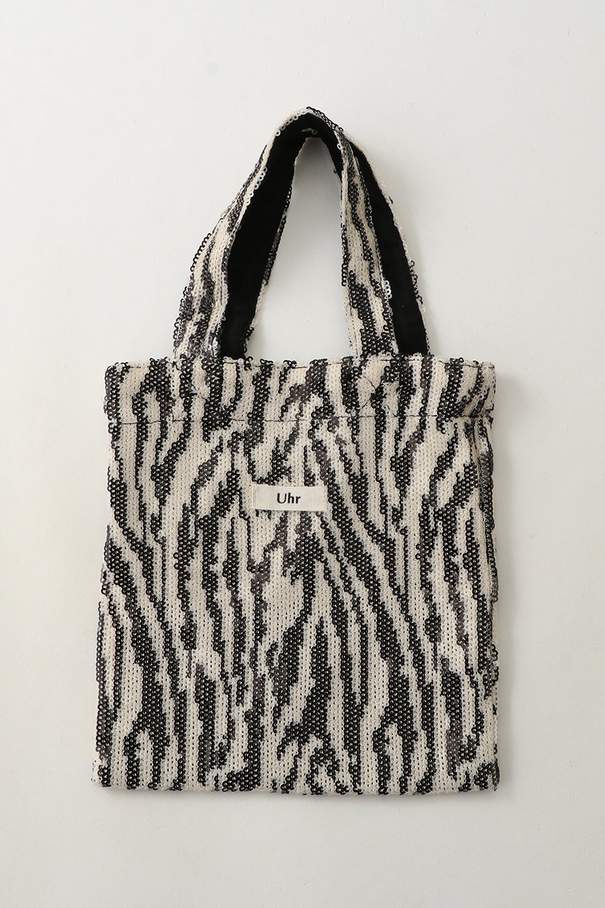 Uhr(ウーア)｜【ELLE SHOP限定】ゼブラ スパンコール ミニショルダー