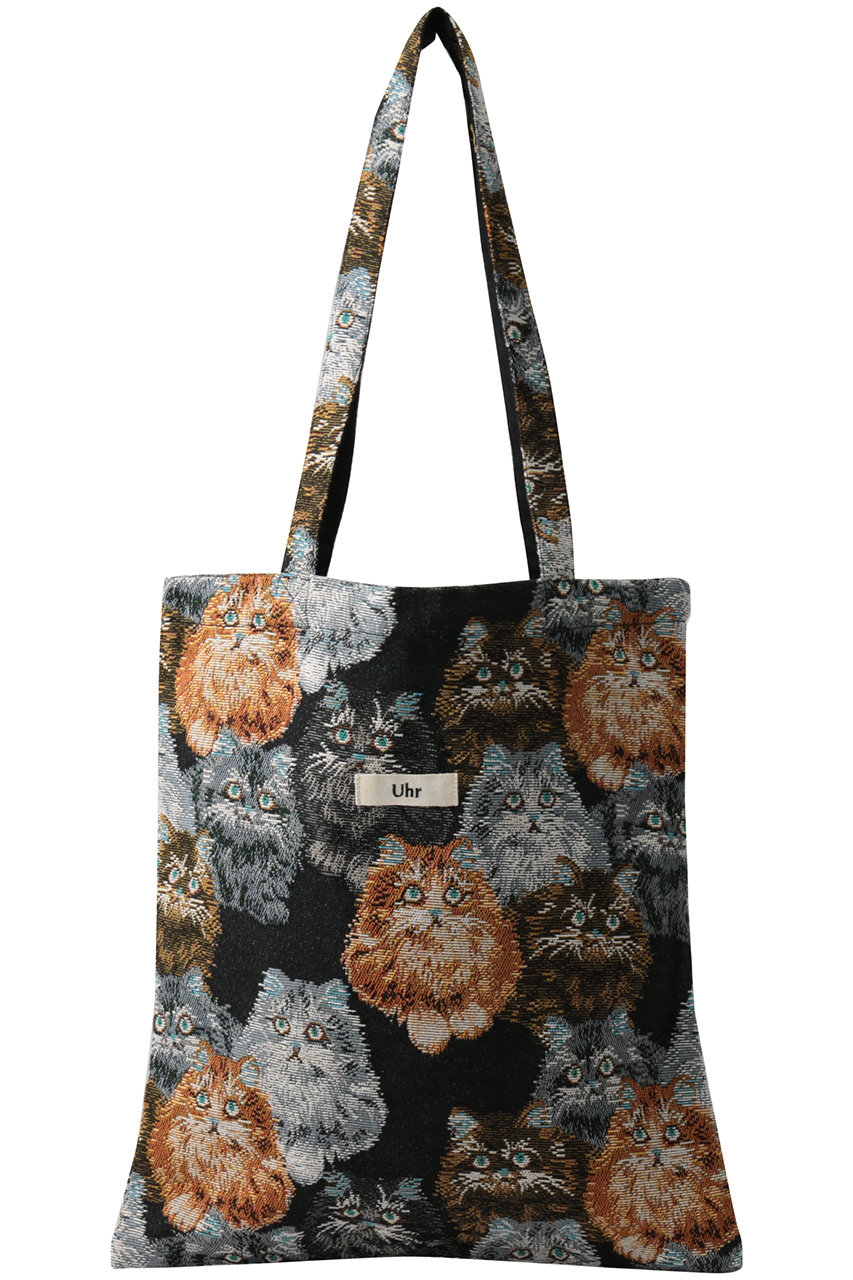 ウーア/Uhrの＜Friendship Projects＞All My Cats トートバッグ(ブラック/UhrAL-001)